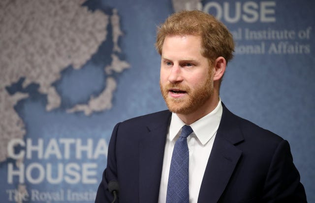 Prince Harry at Chatham House Africa Programme event