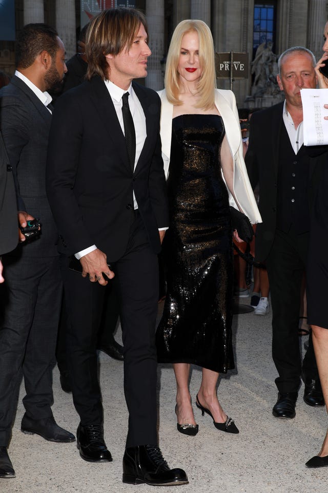 Nicole Kidman and Keith Urban at Armani show