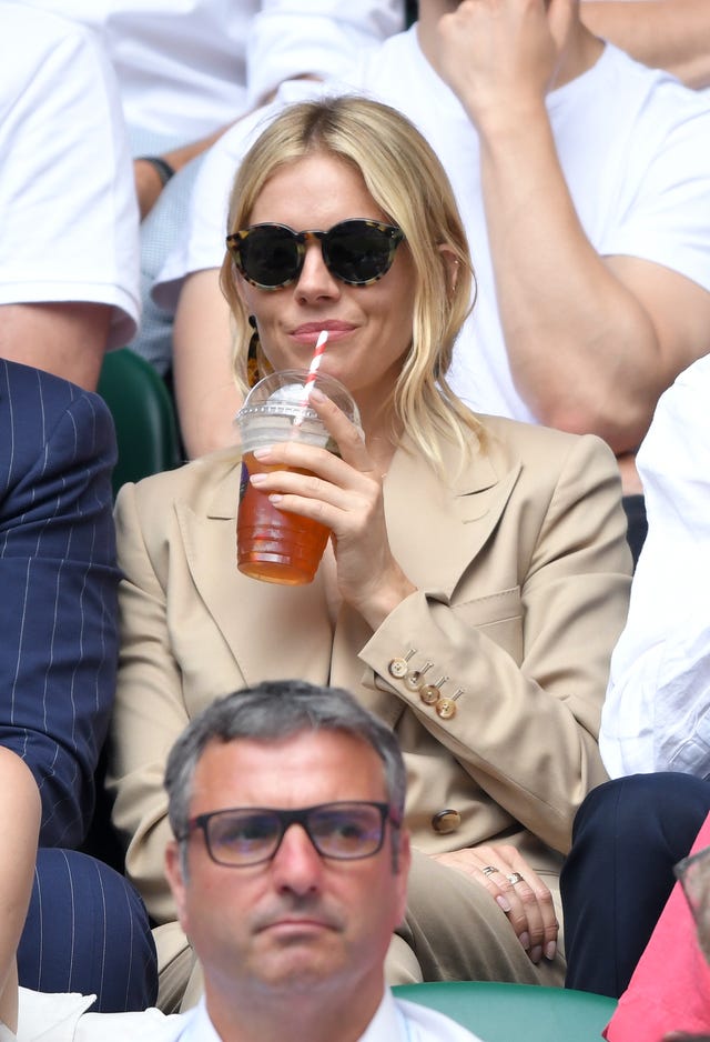 Sienna Miller at wimbledon