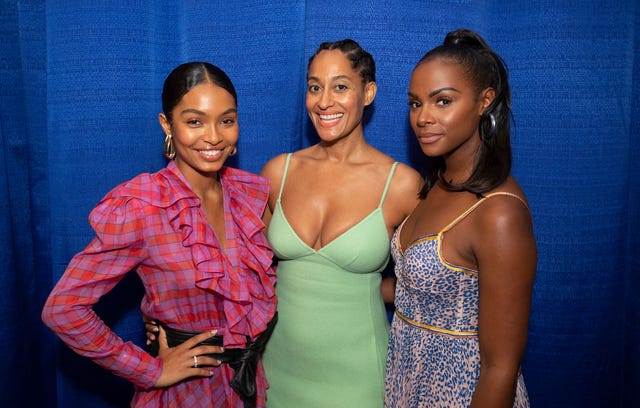 Yara Shahidi, Tracee Ellis Ross and Tika Sumpter at d23