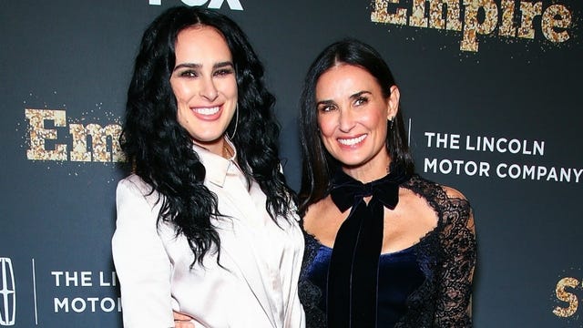Rumer Willis and Demi Moore