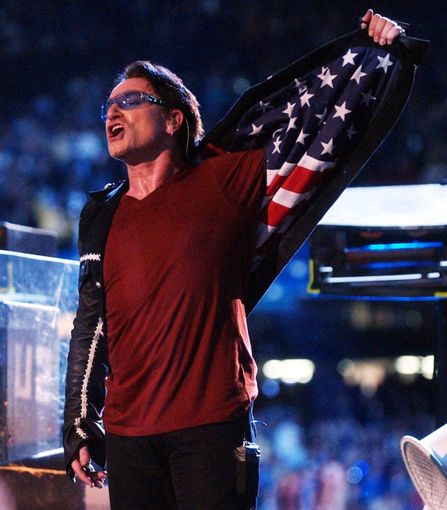 u2 super bowl 2002