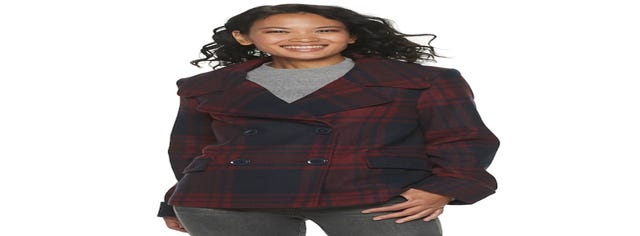 Aubrey Double-Breasted Swing Coat