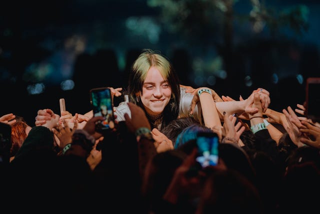 billie eilish at apple music awards