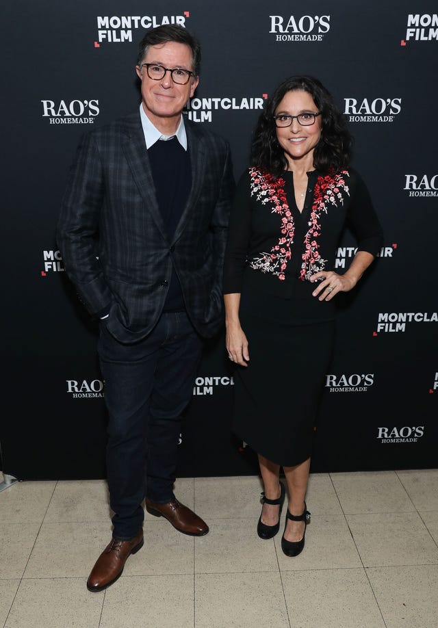 Stephen Colbert and Julia Louis-Dreyfus