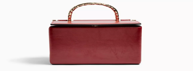 Meg Red Boxy Cross Body Bag