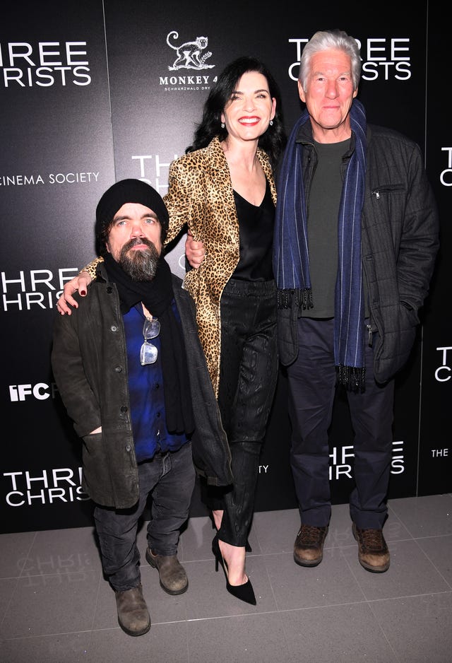 Peter Dinklage, Julianna Margulies and Richard Gere
