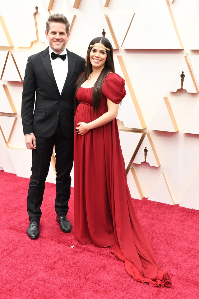 Ryan Piers Williams and America Ferrera at 2020 oscars