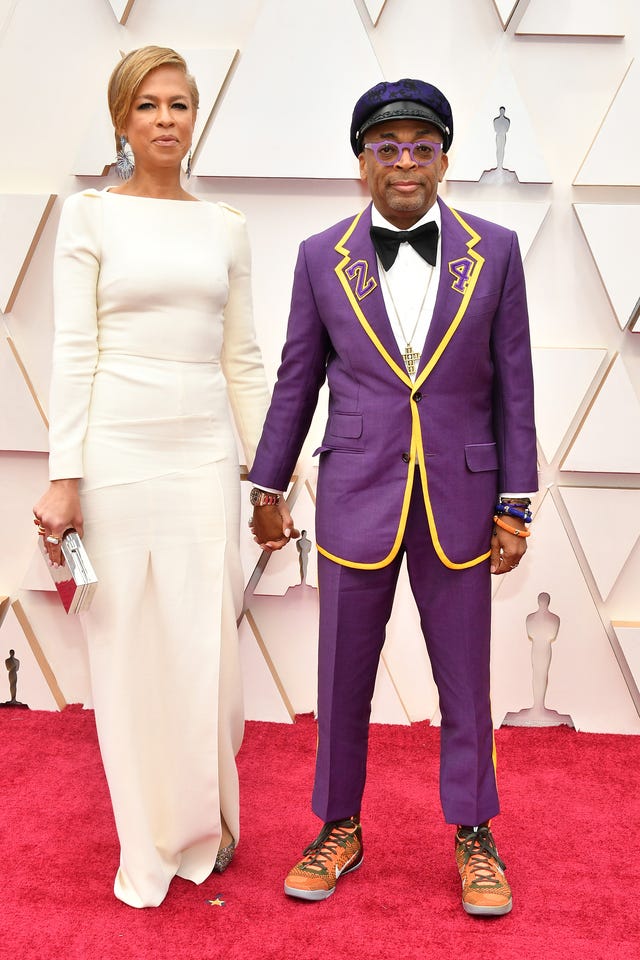 Tonya Lewis Lee and Spike Lee at 2020 oscars