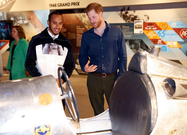 Lewis Hamilton and Prince Harry