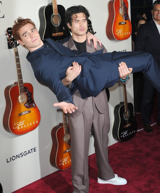 KJ Apa and Charles Melton at i still believe premiere