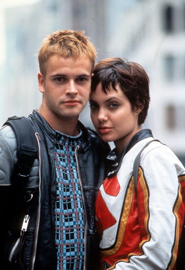 Angelina Jolie and Jonny Lee Miller in 1995's hackers