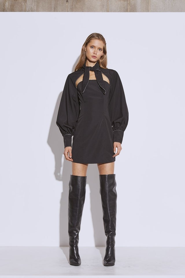 best black shift dress Tulip Ring Shift Dress – Elie Tahari main image 0