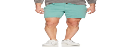 7" Inseam Flat-Front Comfort Stretch Chino Short