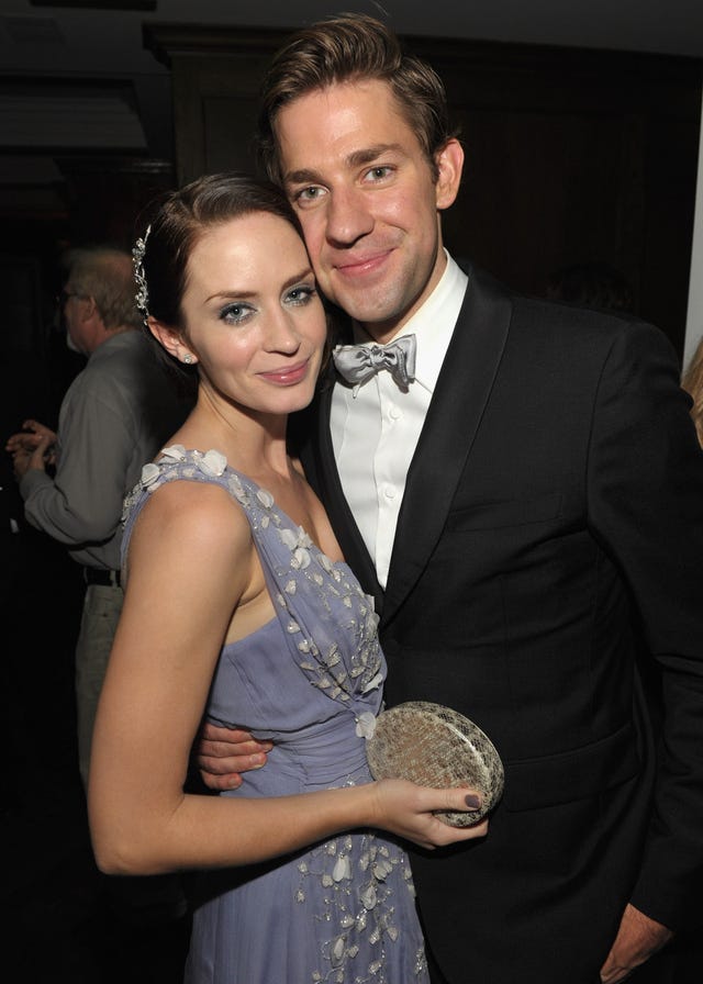 Emily Blunt and John Krasinski in august 2010