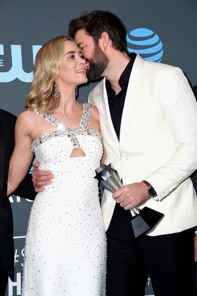 Emily Blunt and John Krasinski at the 24th annual Critics' Choice Awards 