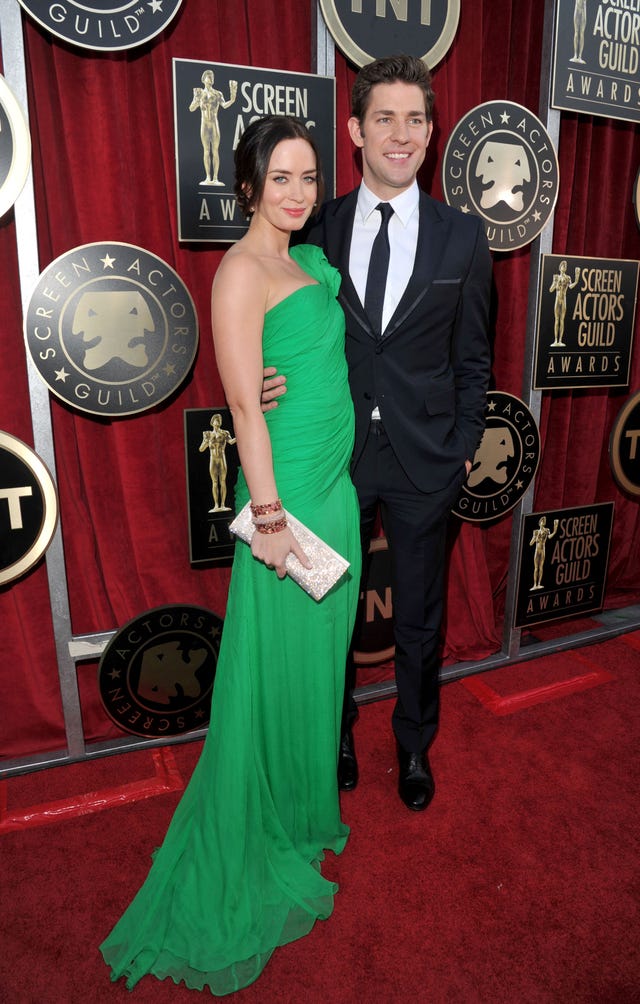 emily blunt and john krasinski at the 18th Annual Screen Actors Guild Awards 