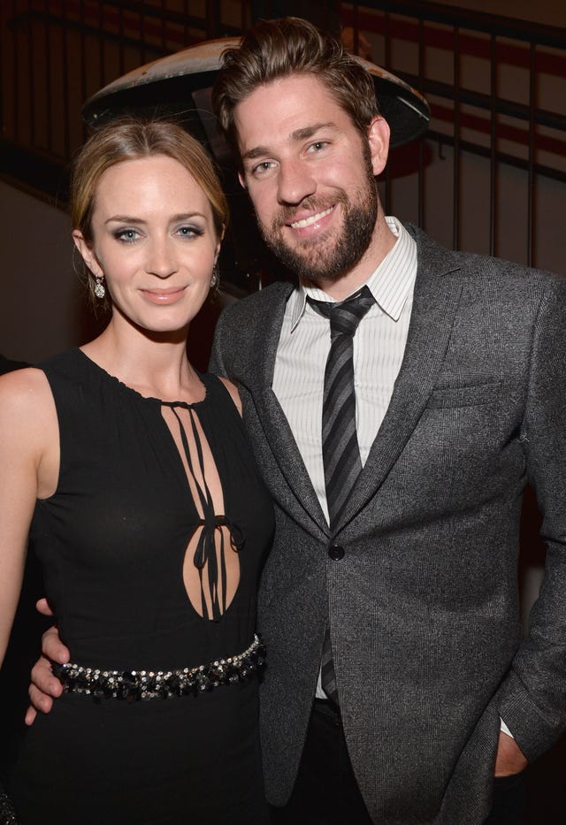 Emily Blunt and John Krasinski at the after party for the premiere of Cinedigm's "Arthur Newman"