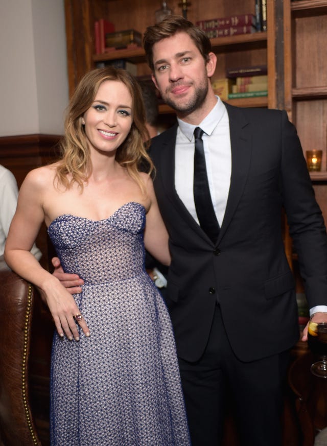 Emily Blunt and John Krasinski in 2015