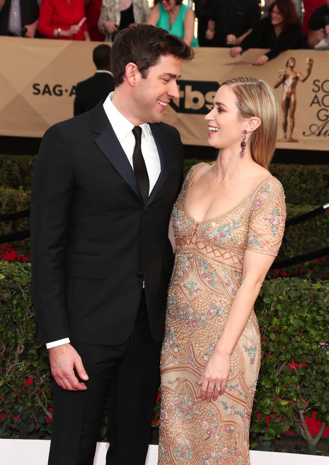 emily blunt and john krasinski at the 23rd Annual Screen Actors Guild Awards