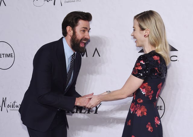 John Krasinski and Emily Blunt at Variety's Power of Women: New York event