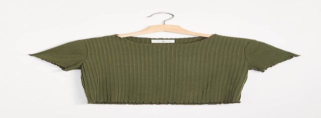 Lou & Grey Ribbed Cropped Top