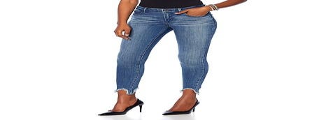 The Skinny Jean with Distressed Hem