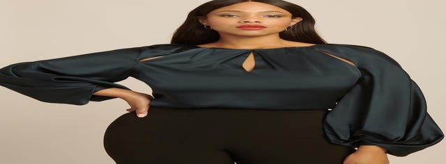 Solid Satin Back Crepe Top