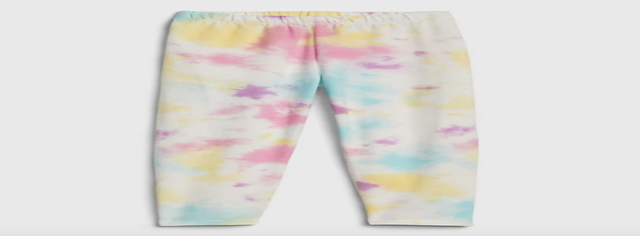 Kids Print Capri Leggings in Stretch Jersey
