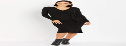 Pull Over Faux Wrap Nursing Dress 