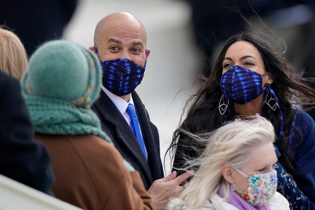 Cory Booker Rosario Dawson