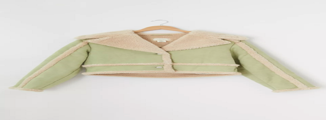 Chloe Faux Shearling Cropped Jacket