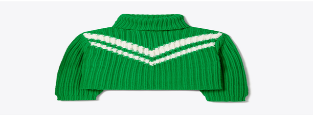 Merino Chevron Turtleneck Jumper