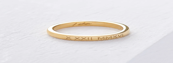 Capsul Jewelry Custom Thin Classic Ring