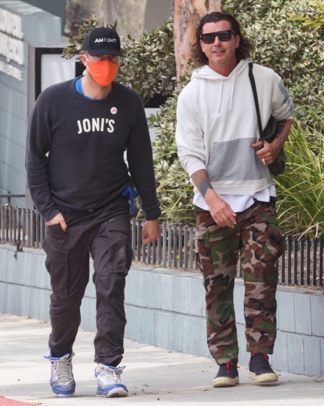 Chris Martin and Gavin Rossdale Malibu 