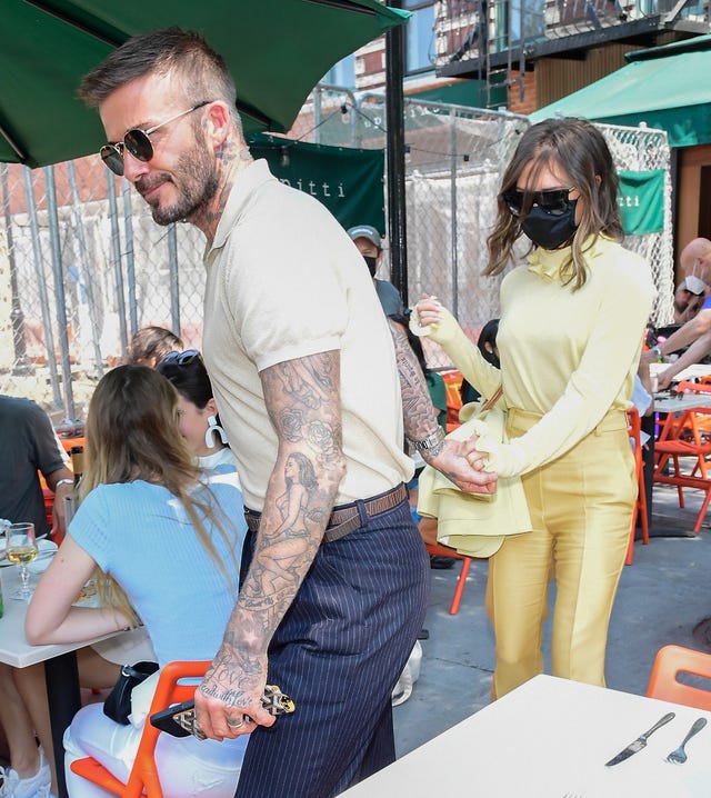 David Beckham and Victoria Beckham 