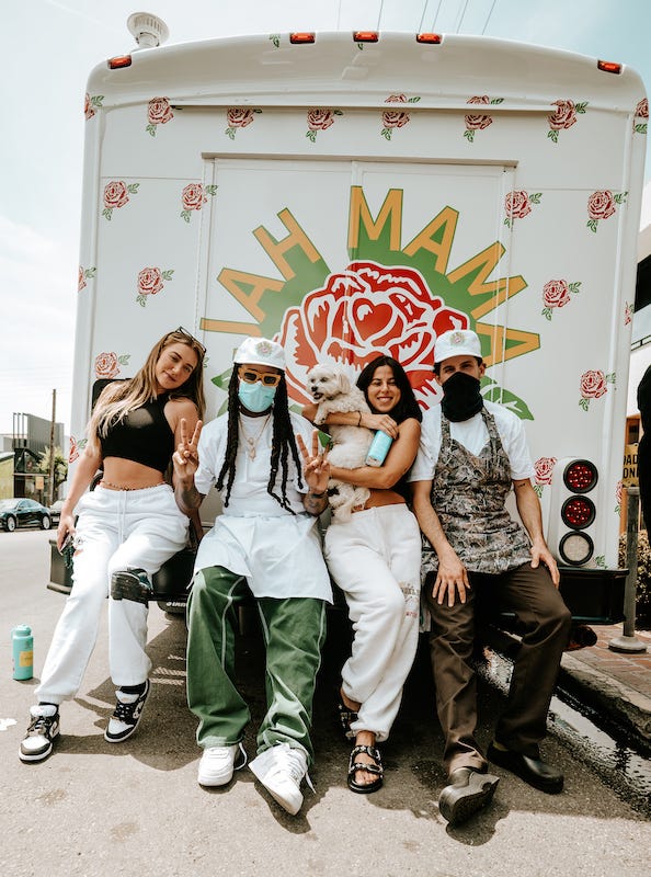 Stassie Karanikolaou and Victoria Villarroel