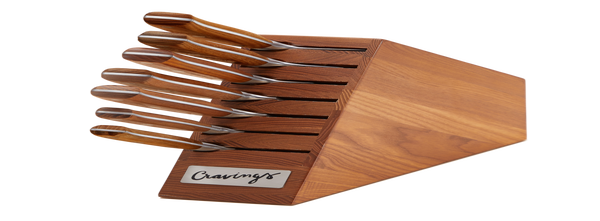 The Essential 8-Piece Slim Knife Block