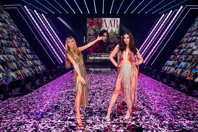 Heidi Klum and Alex Mariah Peter