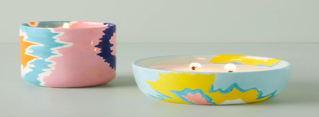 Elnaz Nourizadeh Soul of Colors Ceramic Candle