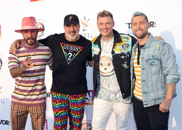  AJ McLean Joey Fatone Nick Carter Lance Bass