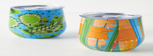 Vera for Anthropologie Perennial Travel Mug