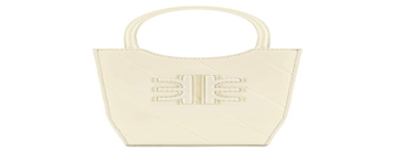 Fei Mini Tote Bag in Twill, Ivory
