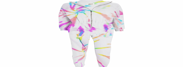 Restore Soft Terry Neon Tie-Dye Jumpsuit