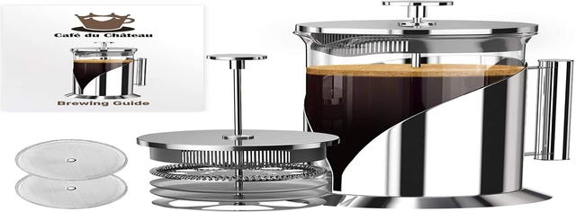 Cafe Du Chateau French press coffee maker