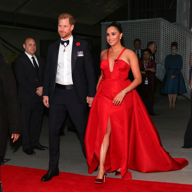 Meghan Markle's evening dress: New Duchess of Sussex changes into Stella  McCartney for wedding reception