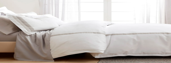 Boll & Branch Classic Hemmed Duvet Cover & Shams Set