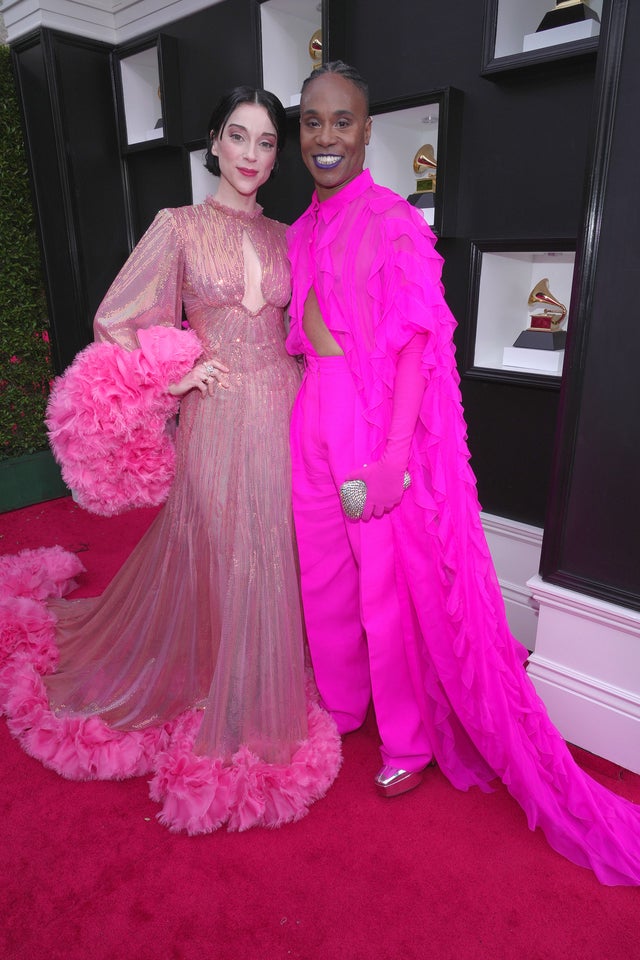 billy porter pink dress Pose Billy Porter Winning Golden Globes Fashion Looks