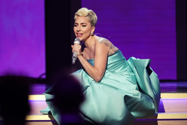 Lady Gaga Carried SZA's Dress After Losing to Her at the GRAMMYs | Entertainment Tonight Lady Gaga Carried SZA's Dress After Losing to Her at the GRAMMYs | Entertainment Tonight