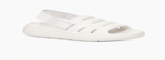 UGG White Sport Yeah Sandal